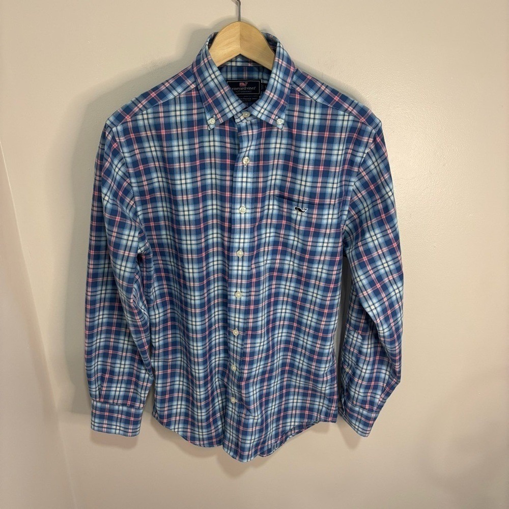 Vineyard Vines Multicolor Plaid Button Down Shirt - Picture 3 of 9